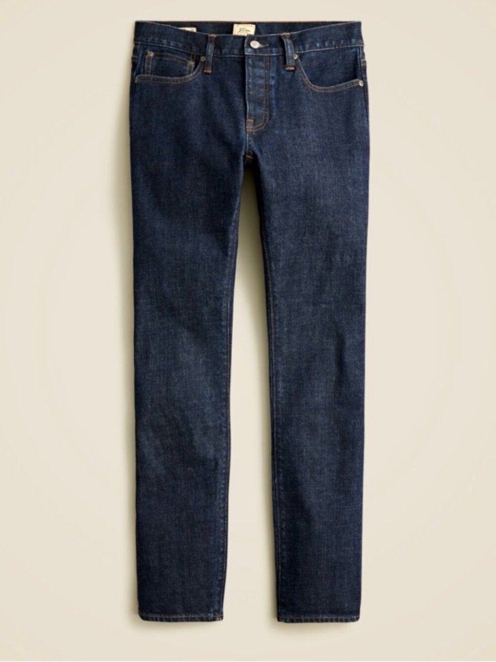 J Crew 484 Jeans Kaihara Japanese Selvedge Denim Mid Rise Dark Wash 33 #A3078 - Picture 2 of 7